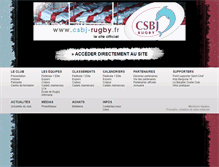 Tablet Screenshot of csbj-rugby.fr